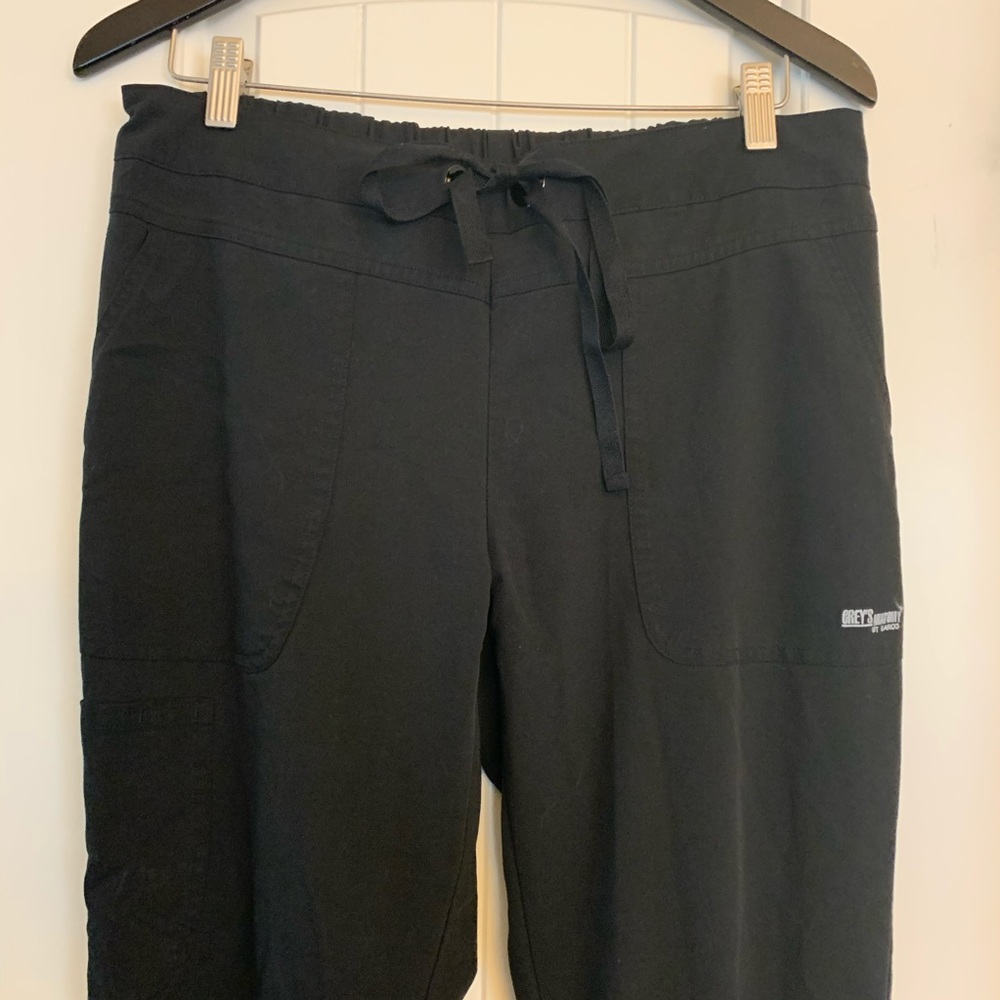 Greys Anatomy Black Scrub Bottoms